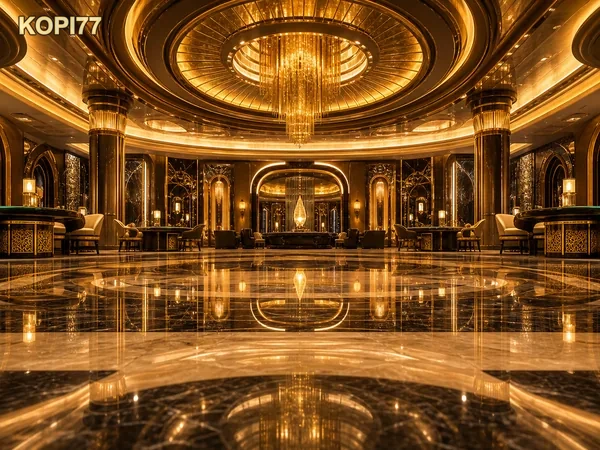 Alt gambar Blackjack dengan meja kartu digital di kopi77
